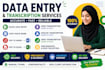 do data entry PDF conversion and hindi  english and urdu transcription