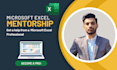 be your microsoft excel, google sheets mentor