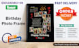 do professional birthday frame and wedding album design