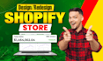 design and develop shopify store, shopify dropshipping store and shopify website
