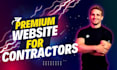 design website for contractors