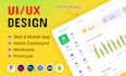 do website ui ux design, dashboard ui ux design, mobile app ui ux design