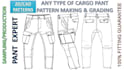 make accurate sewing patterns and size grading