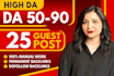 do guest post, high da guest post and dofollow guest posting on da90 website