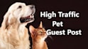 write and publish pet guest posts with high quality dog and cat backlinks