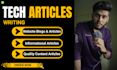 do SEO article writing, content writing and blog writing