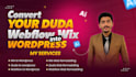 convert duda, wix, webflow, squarespace into wordpress