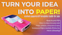 design papercraft template for printing