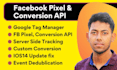 setup facebook conversion API pixel, server side tracking with GTM