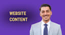write website content as your copywriter
