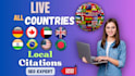build top local citation all countries