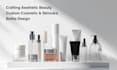 create cosmetic aesthetic bottles and perfume mockups