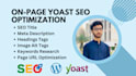 optimize wordpress onpage SEO with yoast