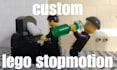 make a custom lego stop motion animation with sound and effects