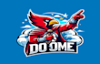 do, awesome, modern, cardinal, sky, mascot logo