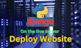 deploy your django website on the live server