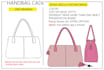 create fashion handbags accessories, luggage as flats or 3d