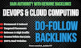 build high DR backlinks on devops and cloud computing websites