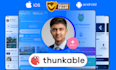 create an android and ios app with thunkable