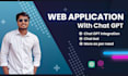 do web application task as per you need using chat gpt ai