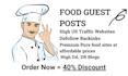 publish food guest post on high da food blog