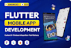 develop a high performance flutter mobile app for ios and android