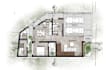 design your dream house and provide 2d drawings