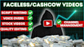 make faceless or automation youtube cash cow videos for health or tech