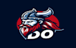 do, creative, modern, viking, head, mascot logo design