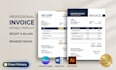 design a professional editable invoice template for your business