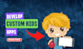 build engaging kids apps with captivating graphics and fun gameplay