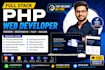 do full stack PHP mysql development build dynamic websites and web apps