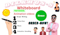 create custom whiteboard animation explainer videos tailored to your needs