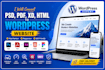 convert PSD, figma, xd, PDF, or HTML to a responsive wordpress website
