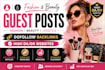 publish fashion and beauty guest posts on high da websites