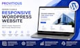 design clean and responsive wordpress website