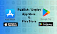 publish IOS and android apps deployment in flutterflow