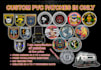 make custom pvc rubber logo patches  and embroidery  patches in cheap price