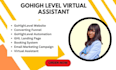 setup gohighlevel website ghl funnels landing page keap virtual assistant