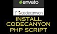 install codecanyon PHP script in 2 hours