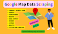 do google map scraping, data scraping with emails