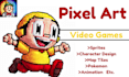 create video games pixel art sprites pokemon