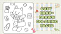 draw custom bold and easy coloring book pages for KDP
