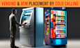 find locations to place vending machines by cold calling