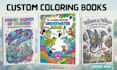 create colouring book images and activity book for your kdp