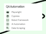 web or mobile app automation QA framework