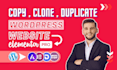 design, redesign, revamp, or clone website using elementor pro
