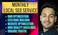 do monthly local SEO service for dominate local search ranking
