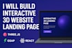3d animated website wordpress, wix, animation, threejs, gsap, webgl