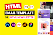 convert psd, png, jpeg, ai, xd, PDF, figma to html email template responsive